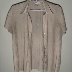 Dressbarn Button Top